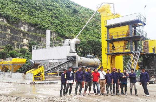 160t/H Road Construction Asphalt Mixing Plant Mobile Asphalt Mixing Station Bitumen Mixing Plant