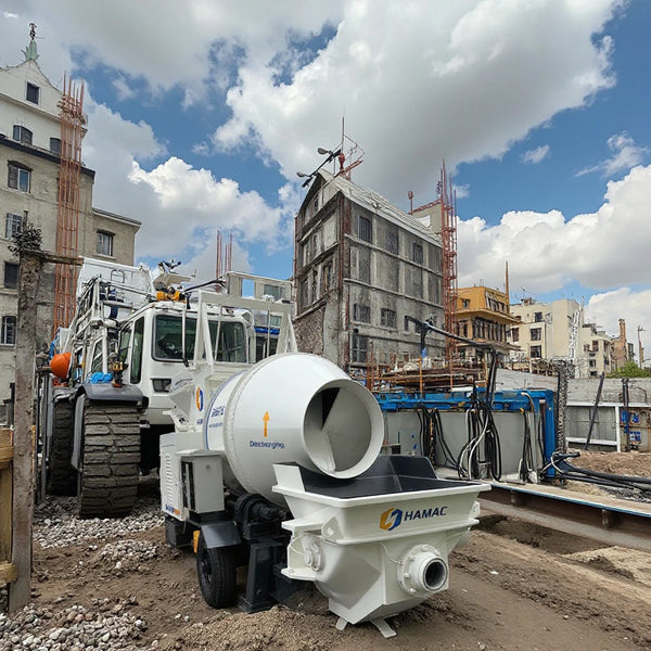 Factory Price Dbt15 Concrete Mixing Pump Machine With Pump Mixer and Pump