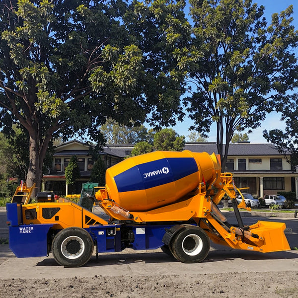 Construction Machinery Mini Concrete Pump Truck Self Loading Cement Mixer Machine for Sale