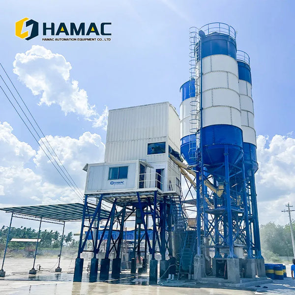 Good Quality Stationary Hzs60 Automatic Mini Ready Mix Stationary Concrete Batching Mixing Plant