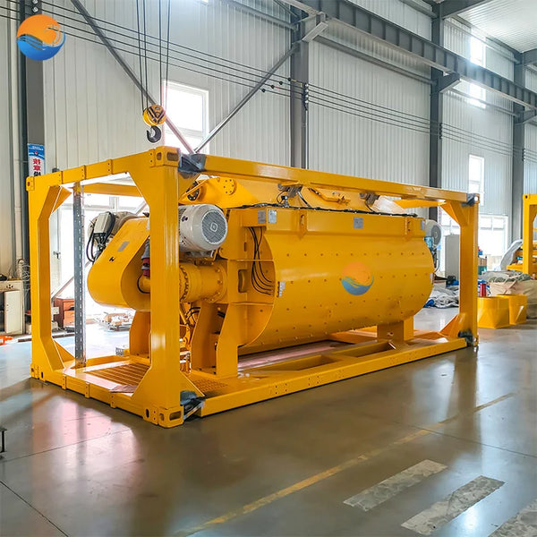 High Quality 1m3 2m3 3m3 4m3 5m3  JS1250 Concrete Mixers Double Horizontal Shaft Italian Concrete Mixer with Lift