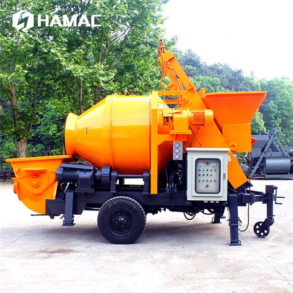HAMAC Electric Mini Concrete Mixer with Pump Machine in India Price