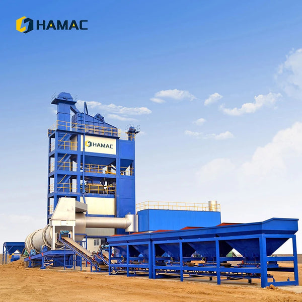 40~320t/h Capacity Stationary Vertical Asphalt Mixing Plant With Dryer for Asphalt Road