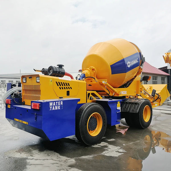 Concrete Mixer Truck Hydraulic Pump Hydraulic Self Loading Mobile Portable Concrete Mixer Self Loader Truck Self Load Mixer
