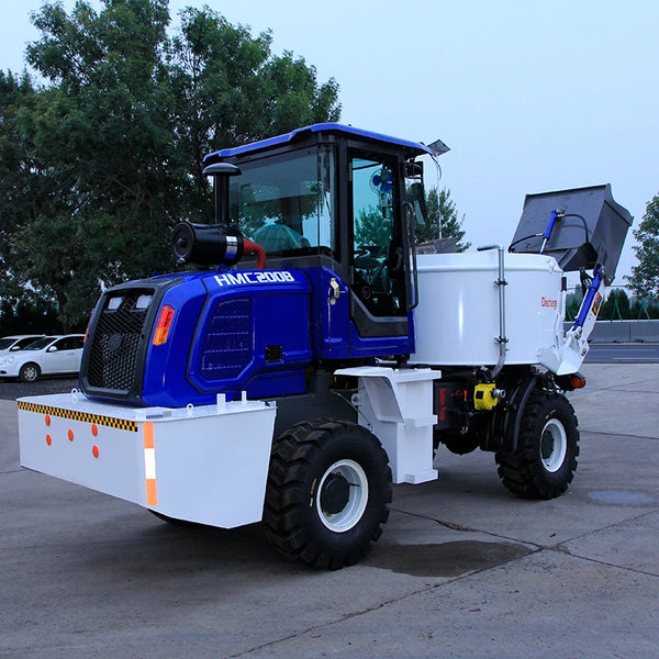 6.5 Industrial Portable Mini Cement Self Loading Concrete Mixer Truck Machine