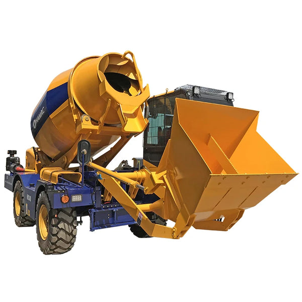 Self Loading Pan Concrete Mixer Self Loading Mini Crawler Mixer Concrete Mixing Machine