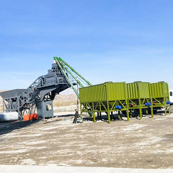 Hamac Ce Iso Mobile Concrete Batching Plant Concrete Plant Small Concrete Batching Plant for Sale