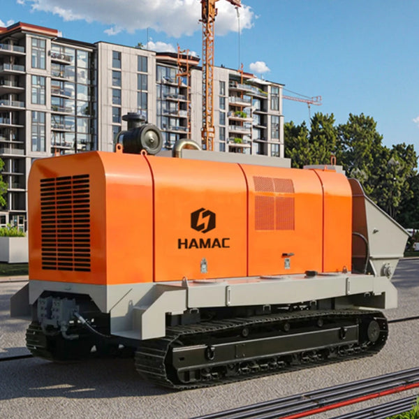 High Quality DHBTL80 Crawler Trailer Concrete Pump Diesel Trailer Concrete Pump for Sale