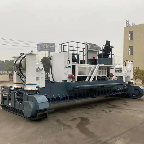 Máquina para pavimentar zanjas de drenaje Hamac de 12 m, bordillos pequeños, canalones, encofrado deslizante, pavimentadora de encofrado deslizante 