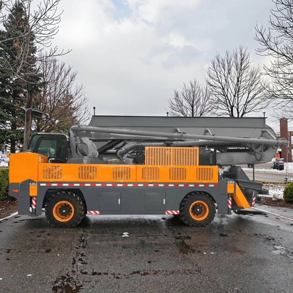36M Concrete Mounted Mixer Pump Truck Top Sale Round Container Second Mixing and Pumping Integrated Truck