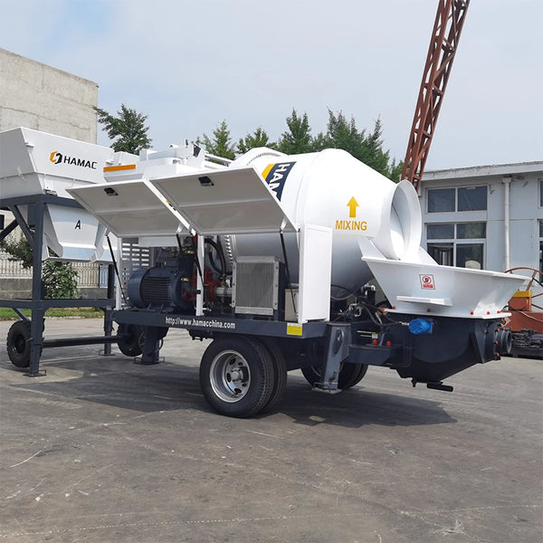 Hot Selling Concrete Mortar Pump With Mixer Liquid Pvc Mixer Machine and With Oil Pump for Concrete Mixer