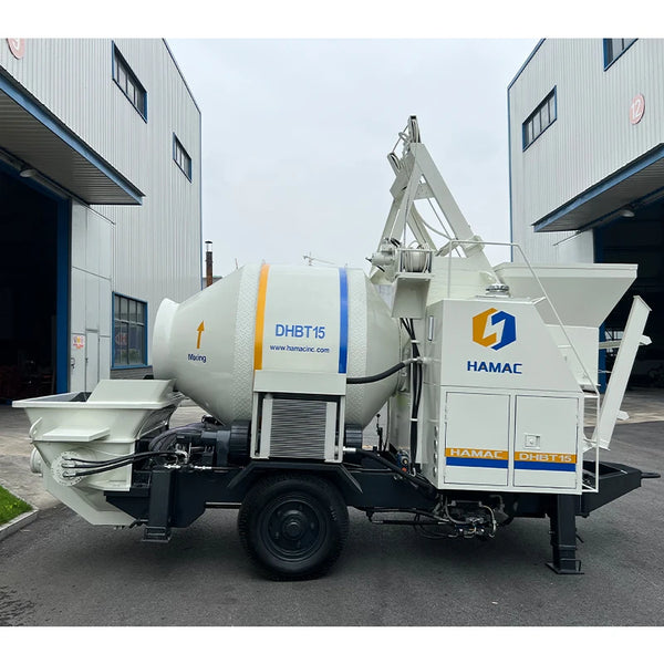 Hot Selling  Concrete Mixer Pump DHBT15 Concrete Pump Concrete Mixer with Pump for Sale