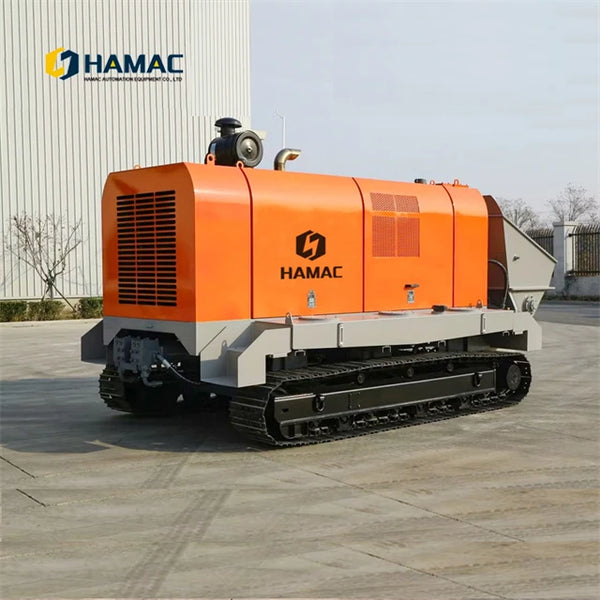 Factory Price Concrete Pumping Machine Mobile Stationary Pump Concrete Machine diesel Crawler-Mounted  Concrete Pump