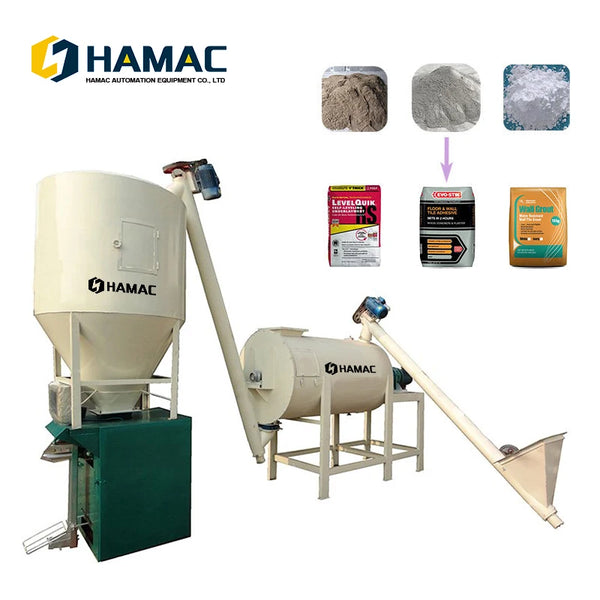 High Quality Manufacturer's Price Dry Mortar Adhesive Production Line 1-3t/H Dry Mortar Mixing Machine For Sale