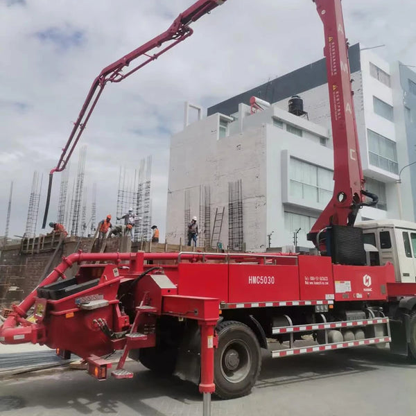 22m 24m 37m 39m 42m 48m-52m Mobile Portable Mini Concrete Cement Boom Pump Trucks for Sale