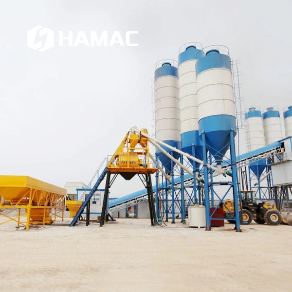 Concrete Cement Planta Movil De Concreto Plantas Movile De Concreto Wet Batch Mixing Batching Plant for Sale Price