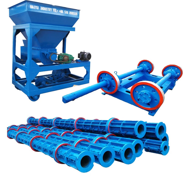 Most Popular in 2024 Concrete Electric Pole Making Machine  Rectangular Electric Pole Making Machine