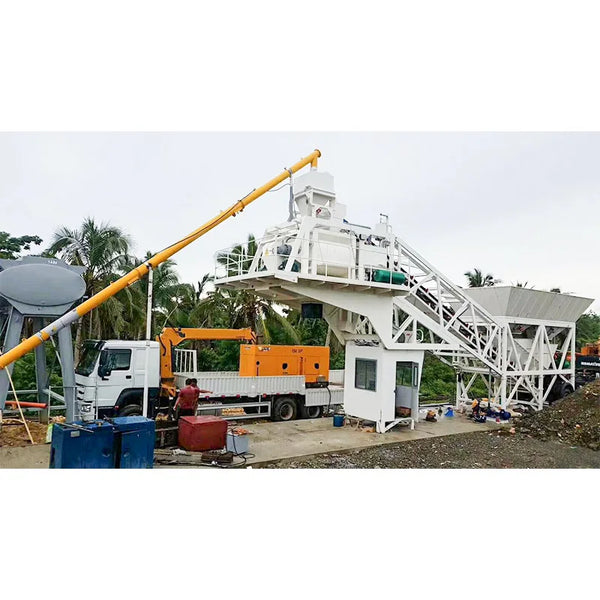HAMAC Hot Sale Machinery Construction Equipment Mobile Concrete Batching Plant Price