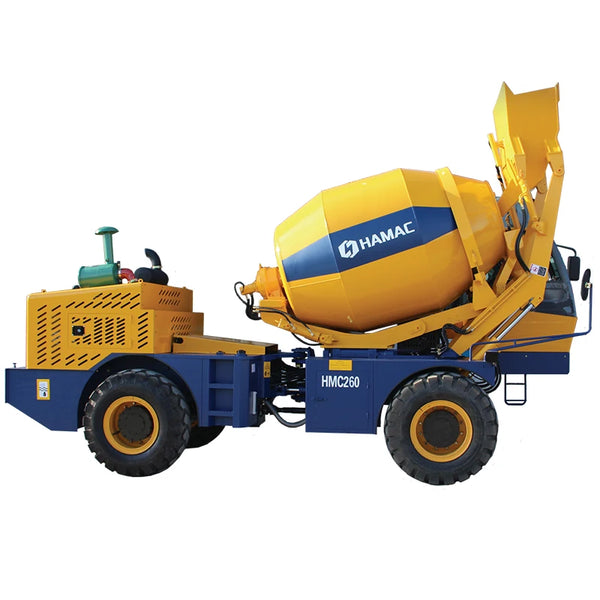 Small 3.5c Wholesale 1m3 1.6m3 2.6m3 Self Loading Concrete Mixer Batching Plant Machine