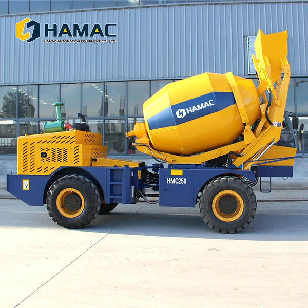Hamac 4m3 Self Loading Mobile Concrete Mixer Concrete Mixer Machine Price Self Loading Sale