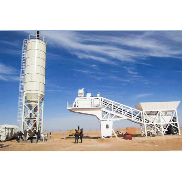 Mobile Mixing Plant HAMAC Mini Mobile Concrete Batching Plant Manufacturer