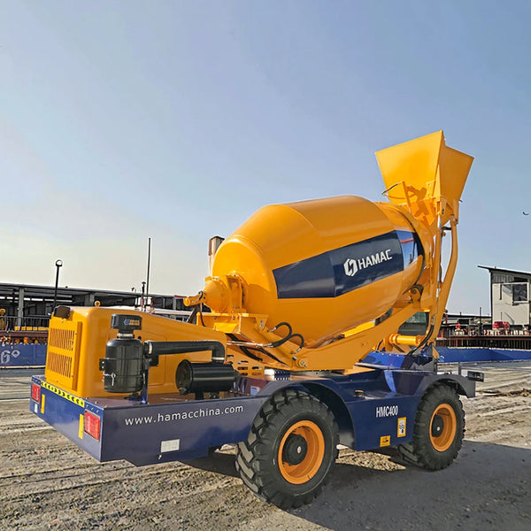 Small Size  1m3 16m3 Mobile Portable Mini Mixer Concrete Pan Self Loading Concrete Mixer in Plant Coimbatore Bekas HAMAC
