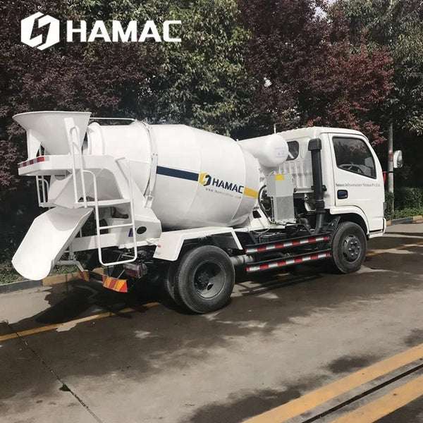 HAMAC 190lm/W High Efficient 3 Yard Price Mobile Concrete Truck for Sale Concrete Mixer