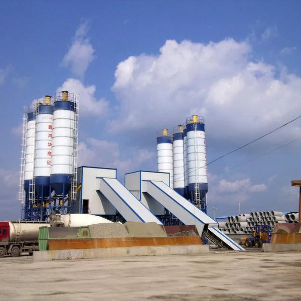 Concrete Cement Planta Planta Dosificadora De Concreto Movil Wet Batch Mixing Batching Plant for Sale Price