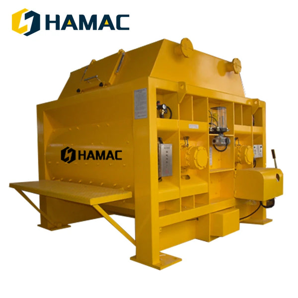 HAMAC 1.5 M3 Well-known Brand Sicoma Twin-shaft Concrete Mixer Factory Price, Spot Sale