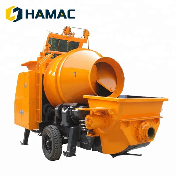 Factory Price High Efficiency Diesel Enginge Concrete Mixer with Pump OEM Service