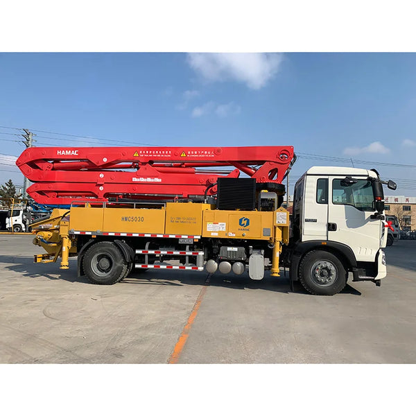 28m 60m 28m Howo Concrete Pump Truck Crane Concrete Pump Cylinder Concrete Pump