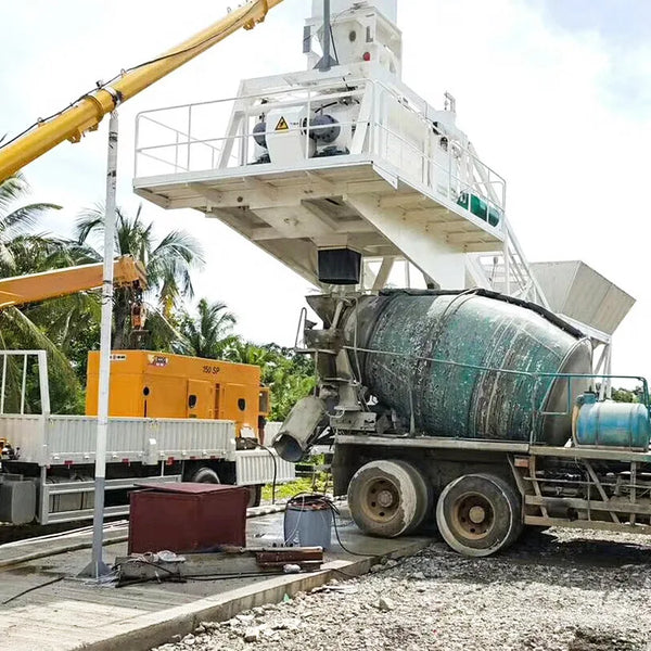 HAMAC YHZS50 20m3/h Ready Mix Concrete Batch Plant Concrete Manufacturing Cost Batching Plant Concrete Price