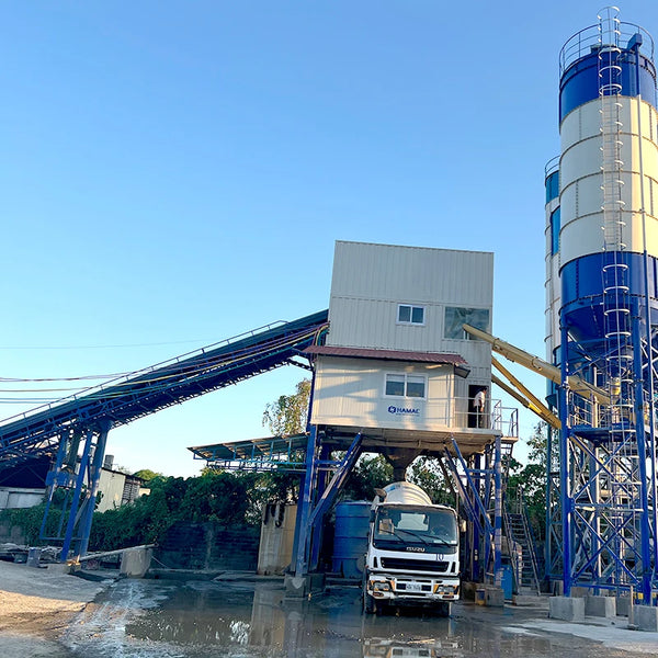 Mejor Maquinaria Dosificadora Planta Movil De Hormigon China Wet Batch Mixing Batching Plant for Sale Price