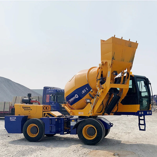 HAMAC Fiori Self Loading Concrete Mixer Price 3.5 Cbm Self-loading Concrete Mixer Truck