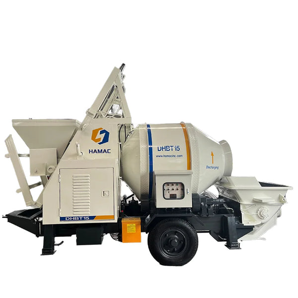 Most Popular Diesel Mobile Concrete Mixer with Pump Concrete Mixer Pump for Sale
