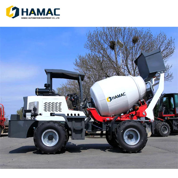 Self Loading Concrete Mixer Trailer Truck Self Load Concrete Mixer Portable Small Drum Cement Concrete Mixer