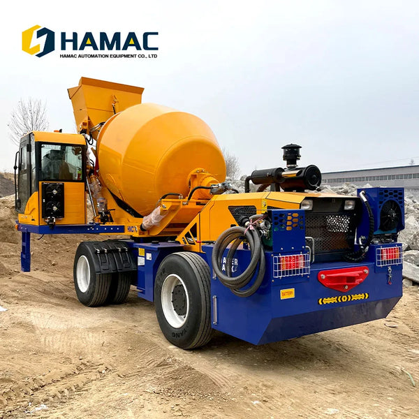 Распродажа с завода HAMAC Автобетоносмеситель HMC350 с самозагрузкой, 3,5 куб. м в наличии 