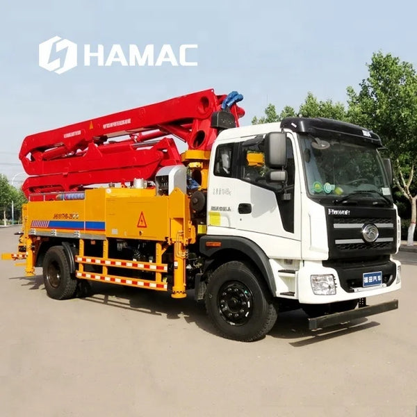 28m 60m 28m Portable Boom Pump Truck 24 Meters 18m Concrete Pump Truck diesel Trailer Concrete Stationary Cement Pump