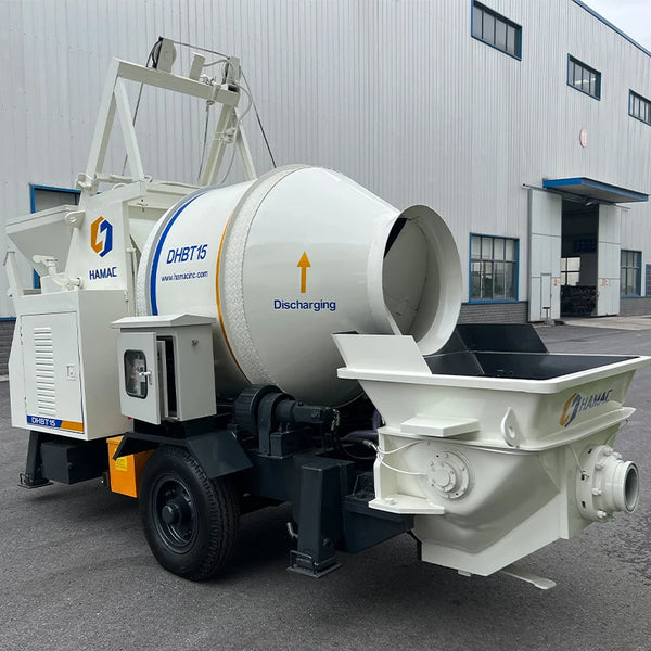 Manufacturer Auto Mixer Concrete With Pump Concrete Mixer Pump With Batcher For Sale