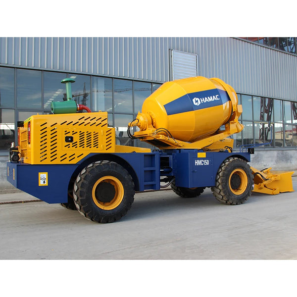 HAMAC Smallest Self Loading Sand Cement Concrete Mixer Truck Loading Self Loading Mini Crawler Mixer