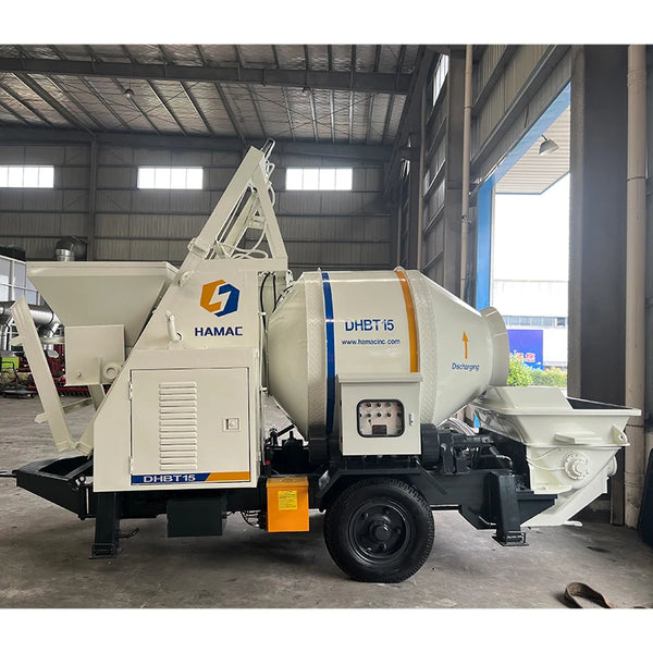 Factory Price Concrete Pump With Concrete Mixer Concrete Mixer Pump Truck Concrete Mixer Pump With Batcher For Sale