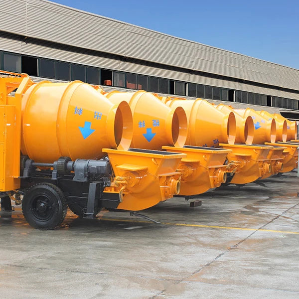 Truck Mounted Concrete Mixer Pump Small Site Trailer Concrete Mixer Pump Mobile diesel C3 Concrete Mixer Pump
