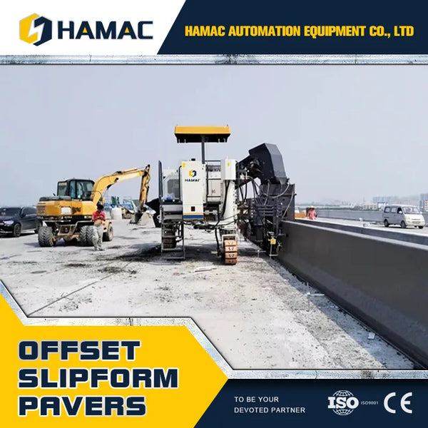 Nc600 Slip-Form Paver Customized Molds Multi-Function Cement Concrete Offset Slipform Pavers