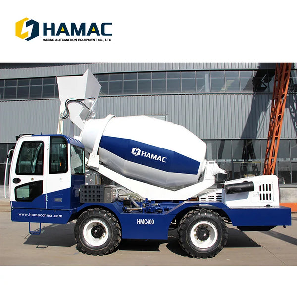 HAMAC Good Efficiency Mini Self Loading Mixer Truck 3.5 M3 Capacity diesel Self Loading Concrete Mixer Truck Portable for Sale