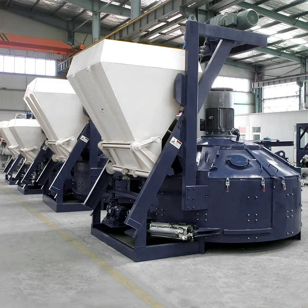 Sand Cement Mixing Machine Self Loading Planetary Concrete Mixer with Lift and Hopper